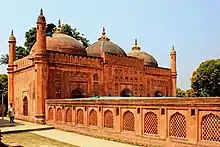 Three domed Shah Syed Niyamatullah Mosque