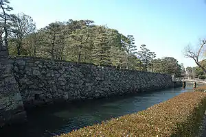 Walls of Tokushima Castle