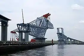 Tokyo Gate Bridge under construction (May 2010)