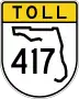 State Road 417 marker