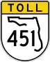 State Road 451 marker