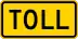 Toll plate California.svg