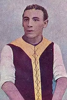 Tom Banks depicted in 1905