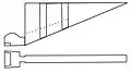 Tomb of Li Xian (plan). 42 meter sloping ramp leading to a square corbelled chamber. Structure similar to the Tomb of Li Shou