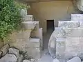 Entrance to a tomb at the Midras ruins