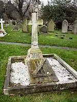 Gravestone of A. N. Hornby at St Mary's, Acton