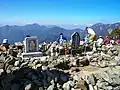 Religious objects at the top of Mount Tō (10/2008)