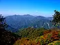 Northwest side view from Mount Tō (10/2008)