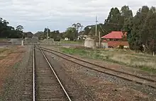 The Toolamba-Echuca line joins the main line at Toolamba