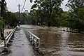 Toongabbie Creek in Flood, Oakes Road, Winston Hills