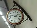 Clock at Tooting Bec tube station