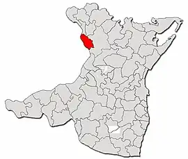 Location in Constanța County