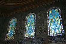 Stained glass windows at Topkapı Palace