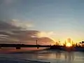 Picture of Tornionjoki river in the winter