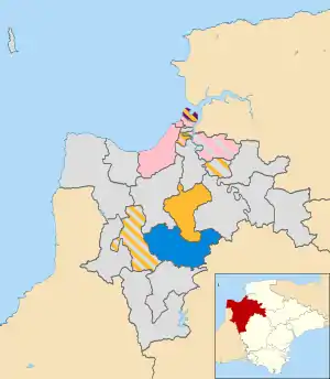 2003 results map