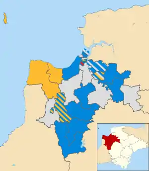 2011 results map