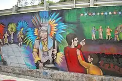 Murals in Totoltepec