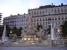 Fontaine de la Federation in the Place de la liberte, Toulon (1890)