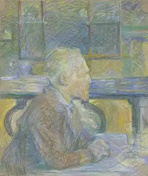 Henri de Toulouse-Lautrec, Portrait of Vincent van Gogh, 1887, pastel on cardboard, Van Gogh Museum, Amsterdam