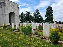 Touret Memorial, the cemetery in 2023