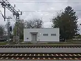 Border facility at the Tovarnik railway station