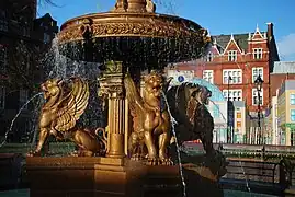 Leicester Town Square Fountain