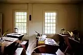 Town school house, inside view