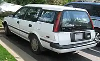 Rear view of Corolla 1.6 All-Trac DX wagon (US)