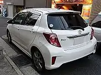 Pre-facelift: Vitz RS 5-door (Japan)