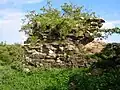 Details of the castle walls