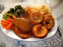 Image 21Yorkshire puddings, served as part of a traditional Sunday roast. (from Culture of Yorkshire)