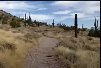 Old Mine Trail on Silly Mountain, Arizona.