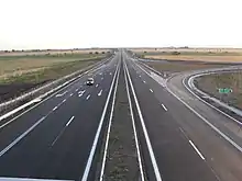 Trakia motorway near Nova Zagora