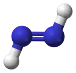 Structural formula of diazene ((E)-diazene)