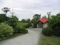 Trans Canada Trail pavilion in Fredericton, New Brunswick