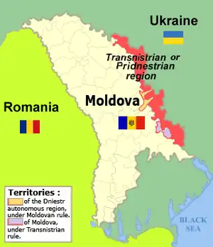 Image 33Transnistrian region of Moldova (from History of Moldova)