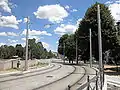 Tramway in piazza Vittorio Veneto