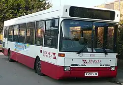 Travel Surrey Plaxton Pointer bodied Dennis Dart in Byfleet in December 2008