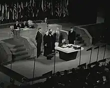 Image 56US Secretary of State Dean Acheson signing the Treaty of Peace with Japan, 8 September 1951 (from History of Japan)