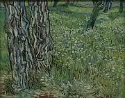 Tree Trunks in the Grass 1890Kröller-Müller Museum, Otterlo (F676)