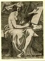 Sibyl, c.1544/45 Etching after Francesco Primaticcio