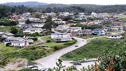 A view of Trinidad from a trail on nearby Trinidad Head