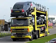 A car carrier trailer