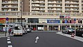 The station forecourt on the west side in November 2015 following remodelling