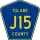 County Road J15 marker