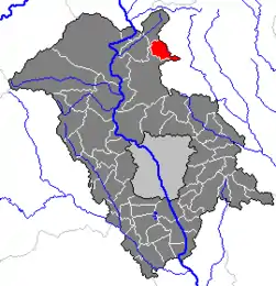 Location within Weiz district