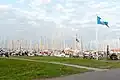 The harbour is often packed with yachts in the summer.