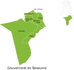 Subdivisions of Tataouine Governorate