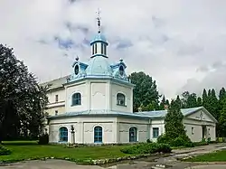 Entrance to the spa in Turčianske Teplice