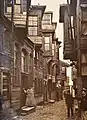 Wooden houses in Beyoğlu (Istanbul, Turkey, 1912)